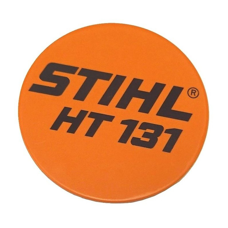 Plaque matricule ht 131 d'origine Stihl référence 4182 967 1503
