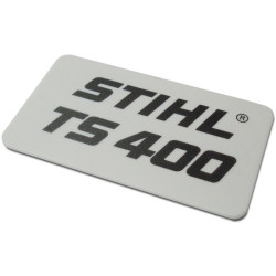 Plaque matricule d'origine Stihl référence 4223 967 1500