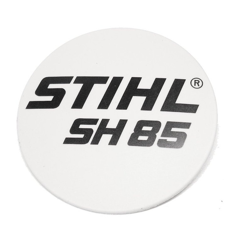 Plaque matricule sh 85 d'origine Stihl référence 4229 967 1503