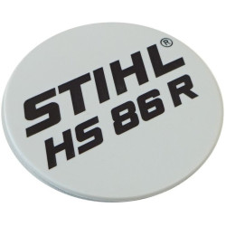 Plaque matricule hs 86 r d'origine Stihl référence 4237 967 1503