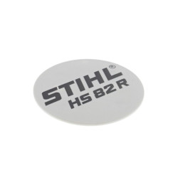 Plaque matricule hs 82r d'origine Stihl référence 4237 967 1506