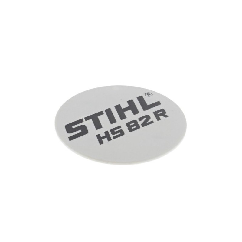 Plaque matricule hs 82r d'origine Stihl référence 4237 967 1506