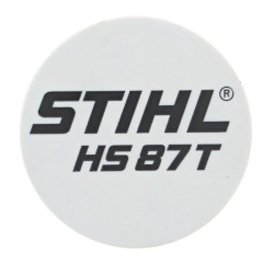 Plaque matricule hs 87t d'origine Stihl référence 4237 967 1507