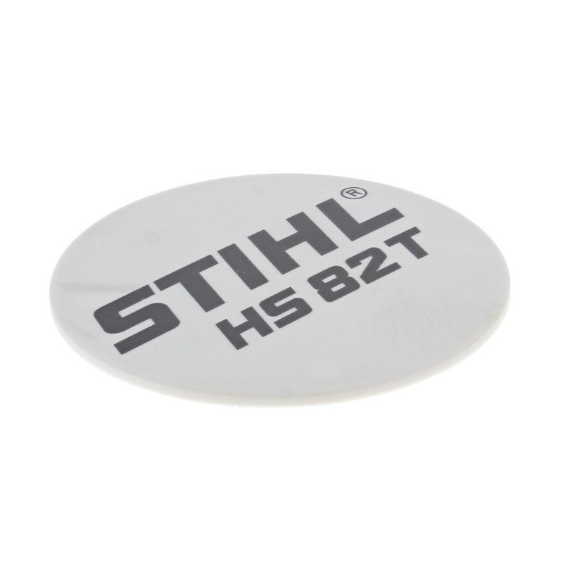 Plaque matricule hs 82t d'origine Stihl référence 4237 967 1508