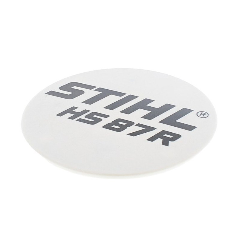 Plaque matricule hs 87r d'origine Stihl référence 4237 967 1509