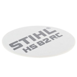 Plaque matricule hs 82rc d'origine Stihl référence 4237 967 1510