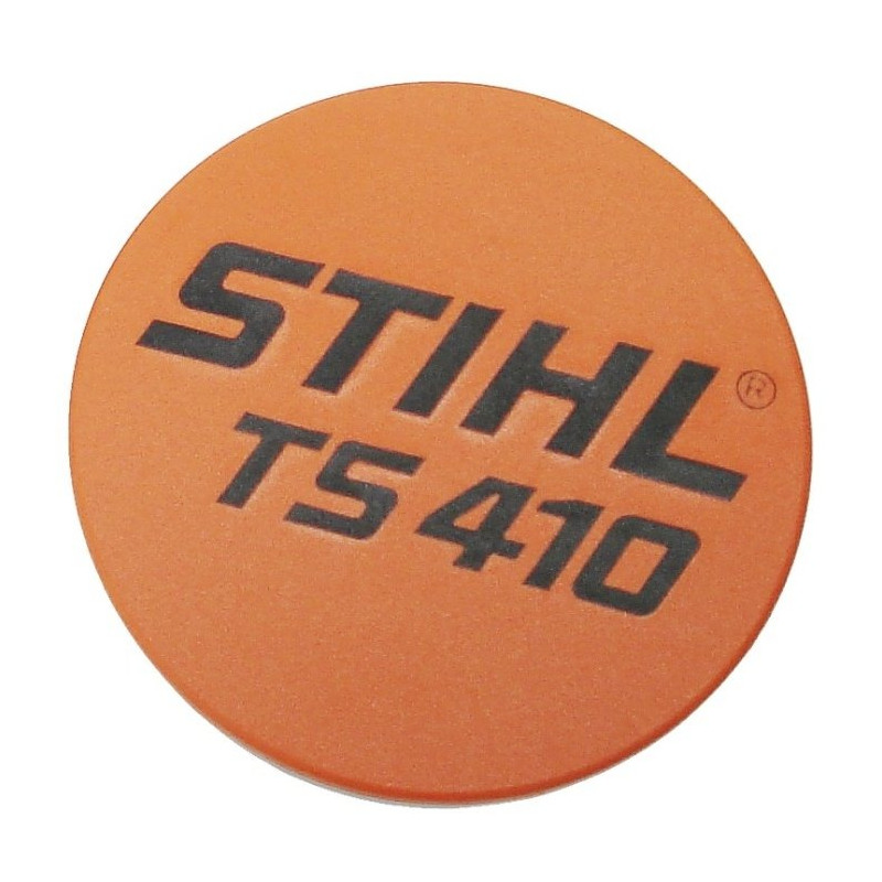 Plaque matricule ts 410 d'origine Stihl référence 4238 967 1500