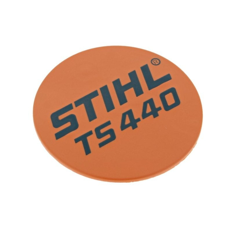 Plaque matricule TS 440 d'origine Stihl référence 4238 967 1510