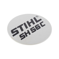 Plaque matricule sh 56 c d'origine Stihl référence 4241 967 1521