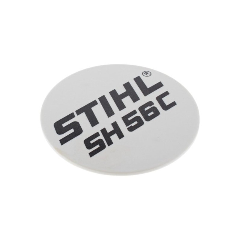 Plaque matricule sh 56 c d'origine Stihl référence 4241 967 1521