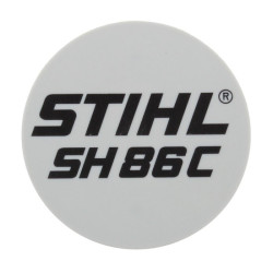 Plaque matricule sh 86 c d'origine Stihl référence 4241 967 1523