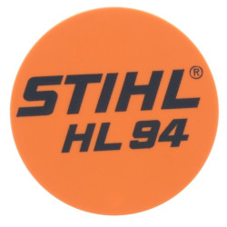 Plaque matricule HL 94 d'origine Stihl référence 4243 967 1507