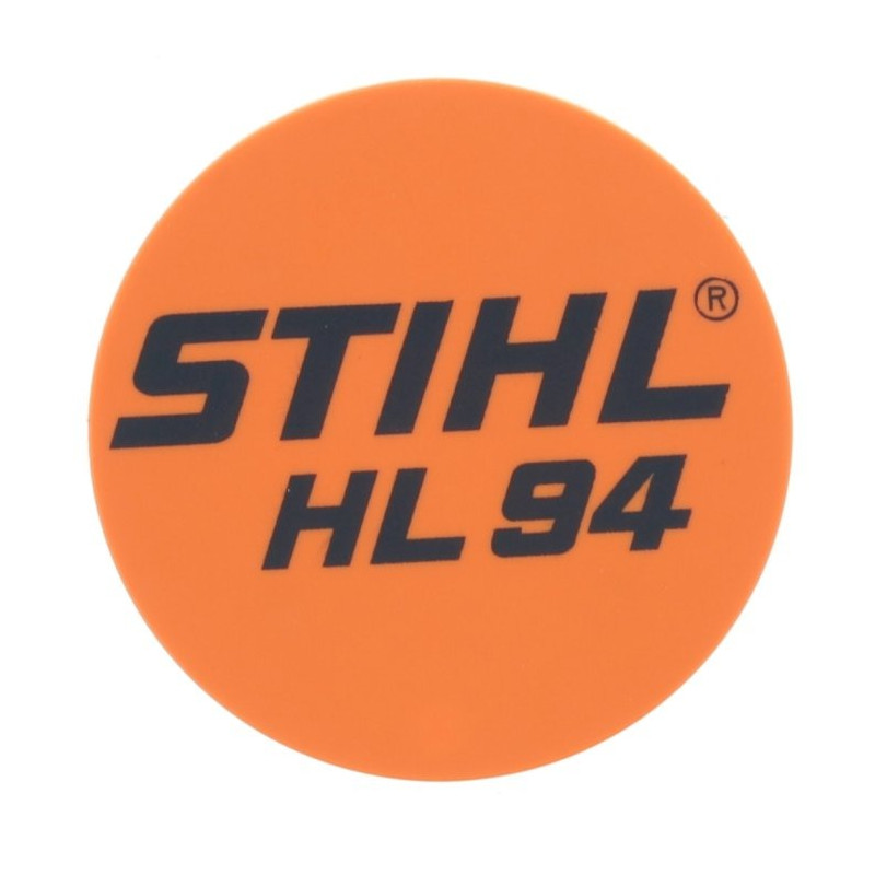 Plaque matricule HL 94 d'origine Stihl référence 4243 967 1507