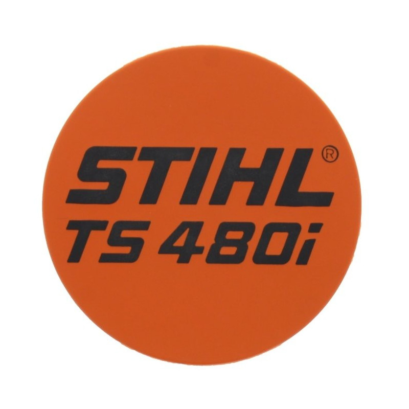 Plaque matricule ts 480i d'origine Stihl référence 4250 967 1501