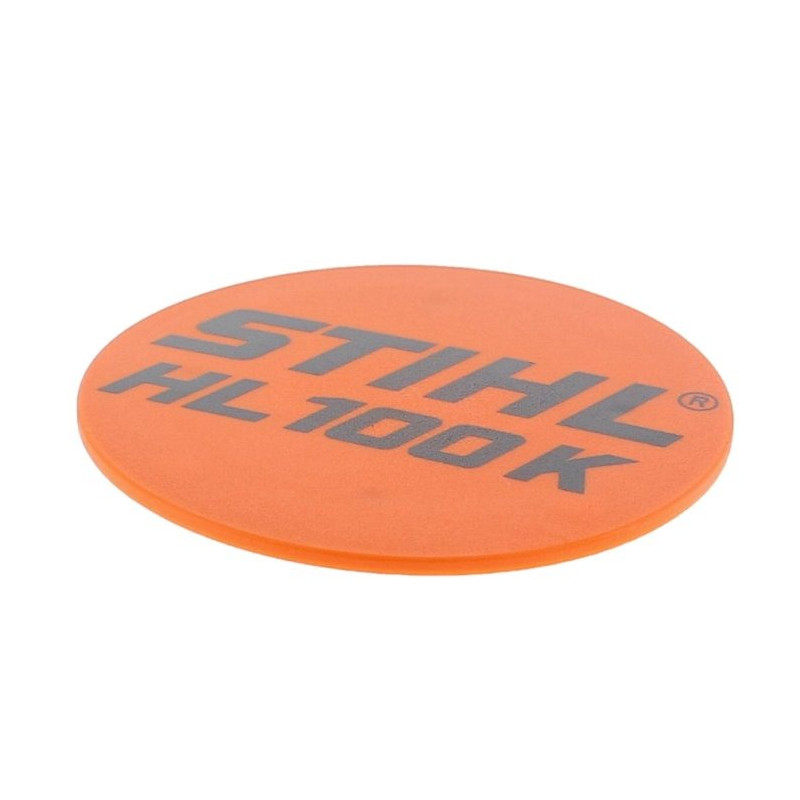 Plaque matricule hl 100 k d'origine Stihl référence 4280 967 1501