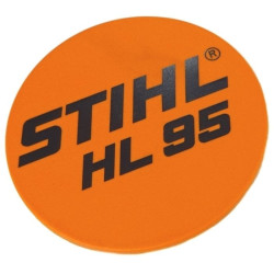 Plaque matricule hl 95 d'origine Stihl référence 4280 967 1508