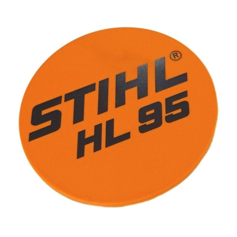 Plaque matricule hl 95 d'origine Stihl référence 4280 967 1508