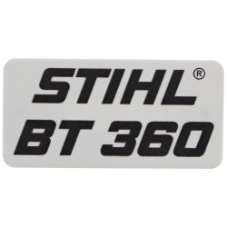 PLAQUE MATRICULE d'origine Stihl référence 4308 967 1501
