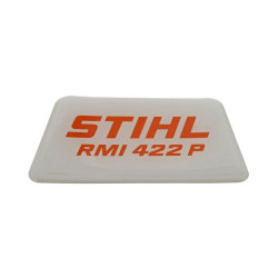 Plaque matricule 422 P d'origine Stihl référence 6301 967 1500