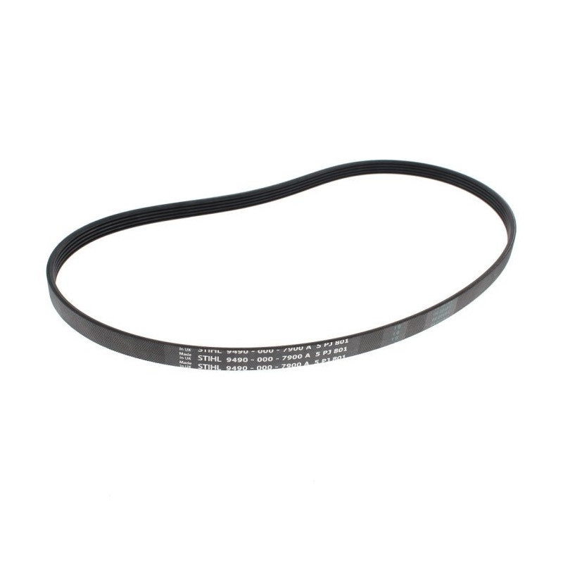 Courroie poly-V 5PJ 801 LB d'origine Stihl référence 9490 005 7900