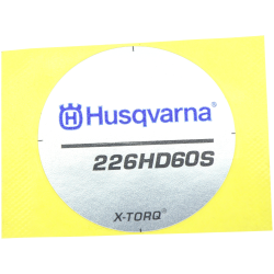 AUTOCOLLANT d'origine Husqvarna référence 5280513-01
