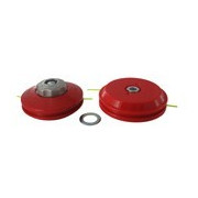 Adaptateur Tête Fil Nylon à Bouton Métal Tecomec - M12 X 1,75 Gauche Femelle