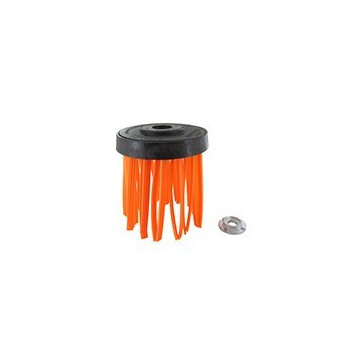 Tête plastique brosse fil...