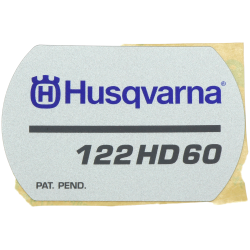 AUTOCOLLANT d'origine Husqvarna référence 5761208-02