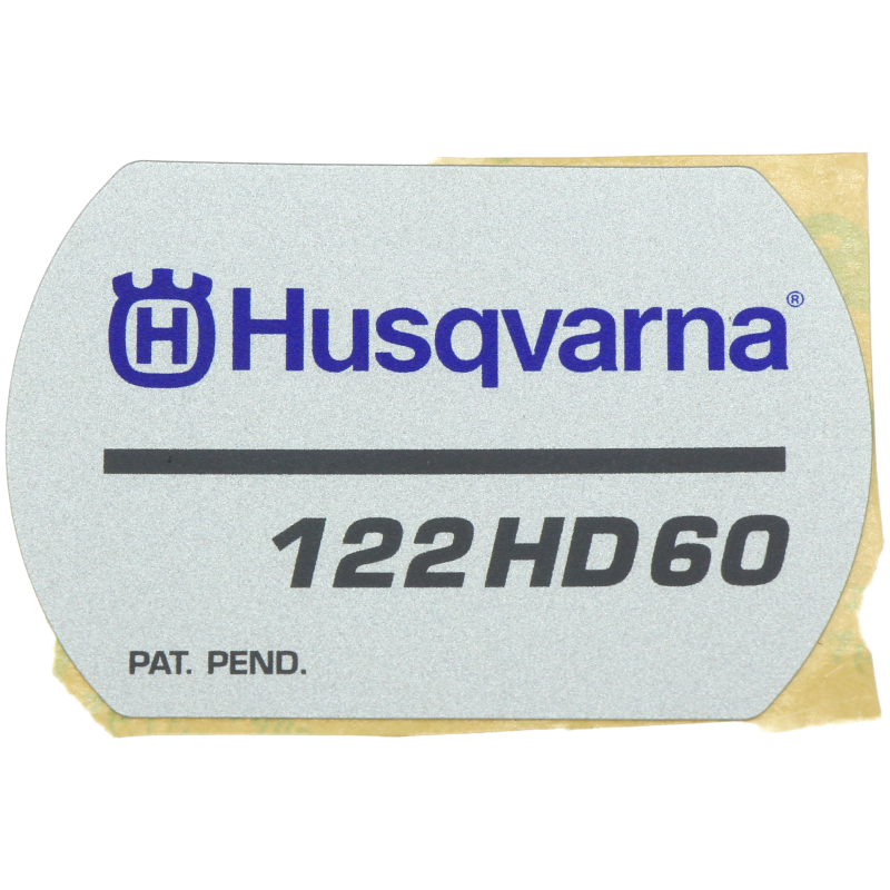 AUTOCOLLANT d'origine Husqvarna référence 5761208-02
