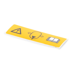 STICKER WARNING PRESSURIZED AC d'origine Husqvarna référence 5968834-01