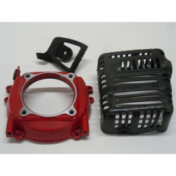 SUPPORT MOTEUR + CAPOT...