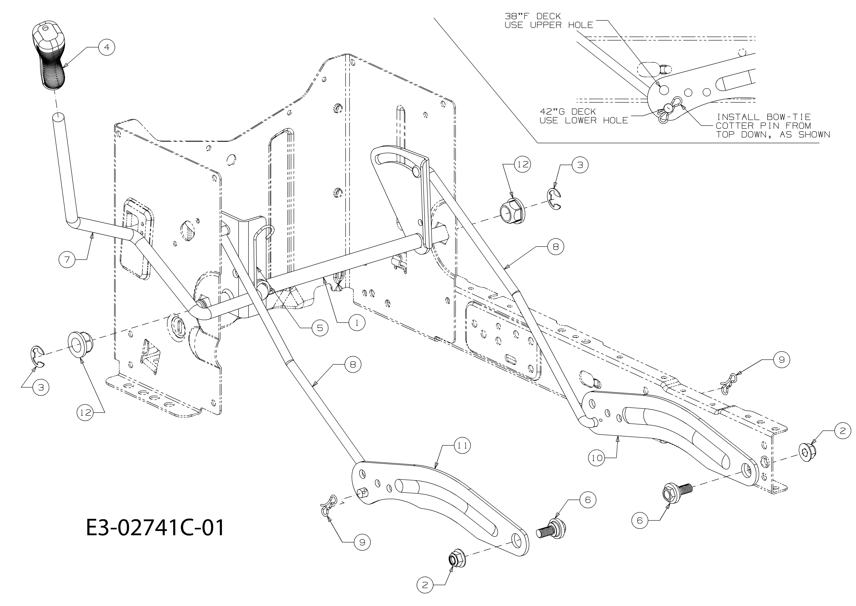 Vue éclatée TORNADO 95/11,5 T Cat.2011