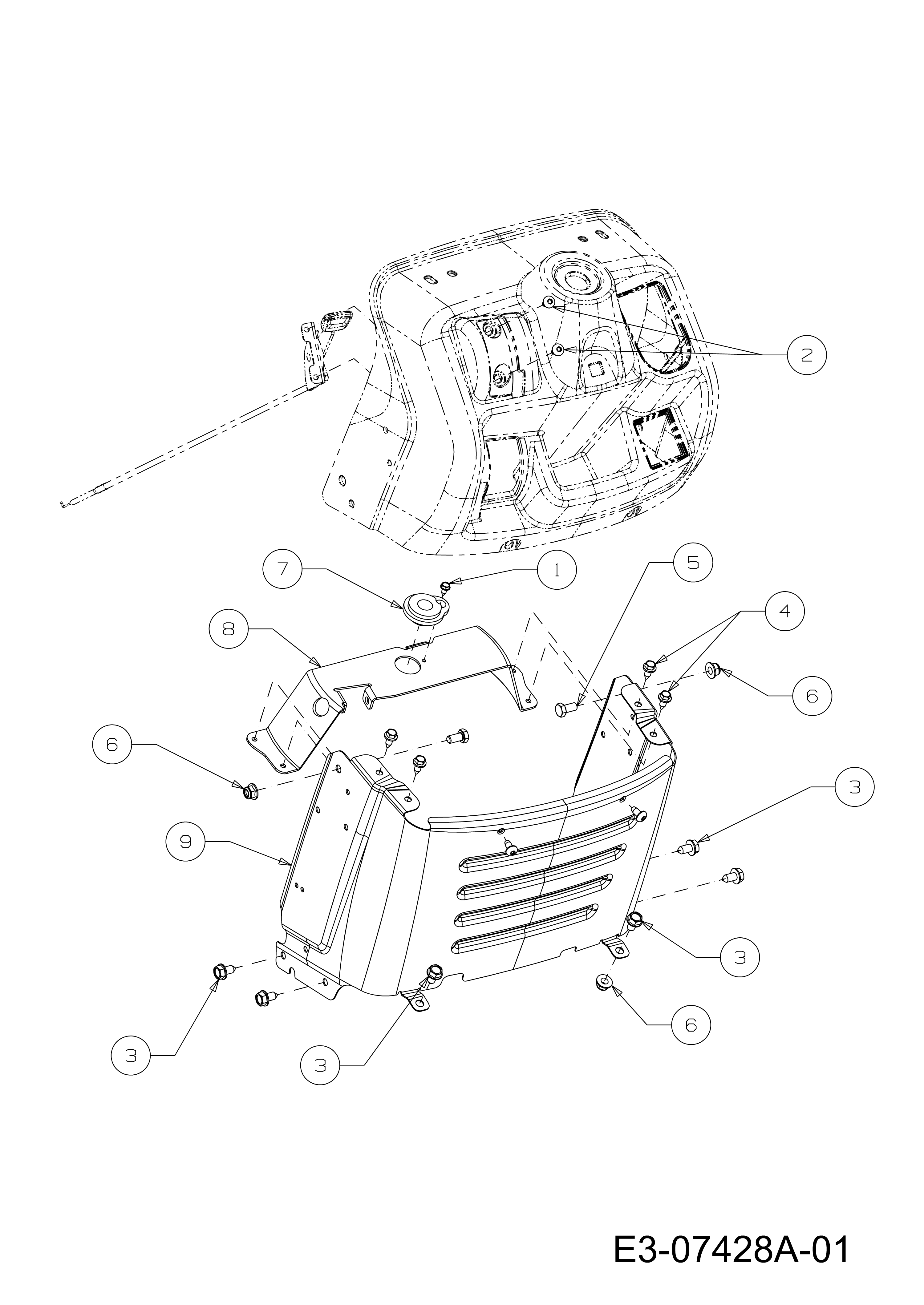 Vue éclatée TORNADO 97/13 T Cat.2012