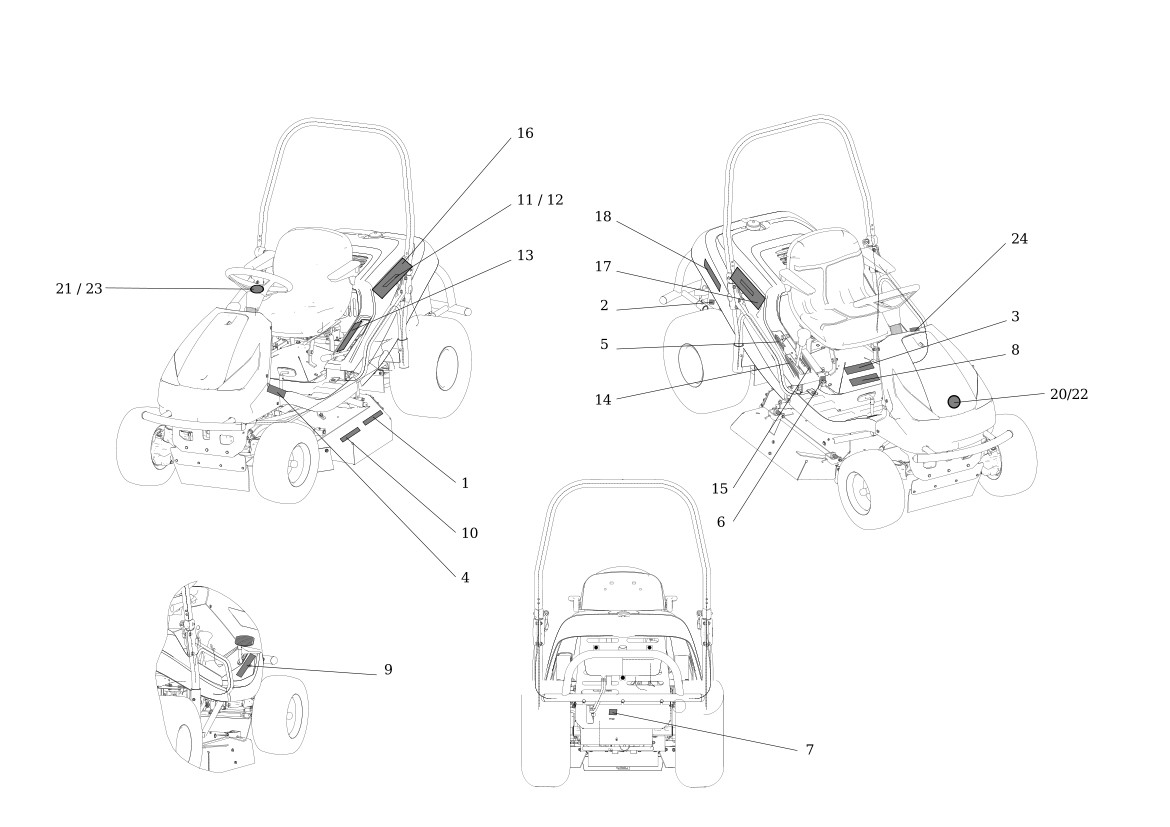 Vue éclatée APACHE 92 EVO Cat.2013