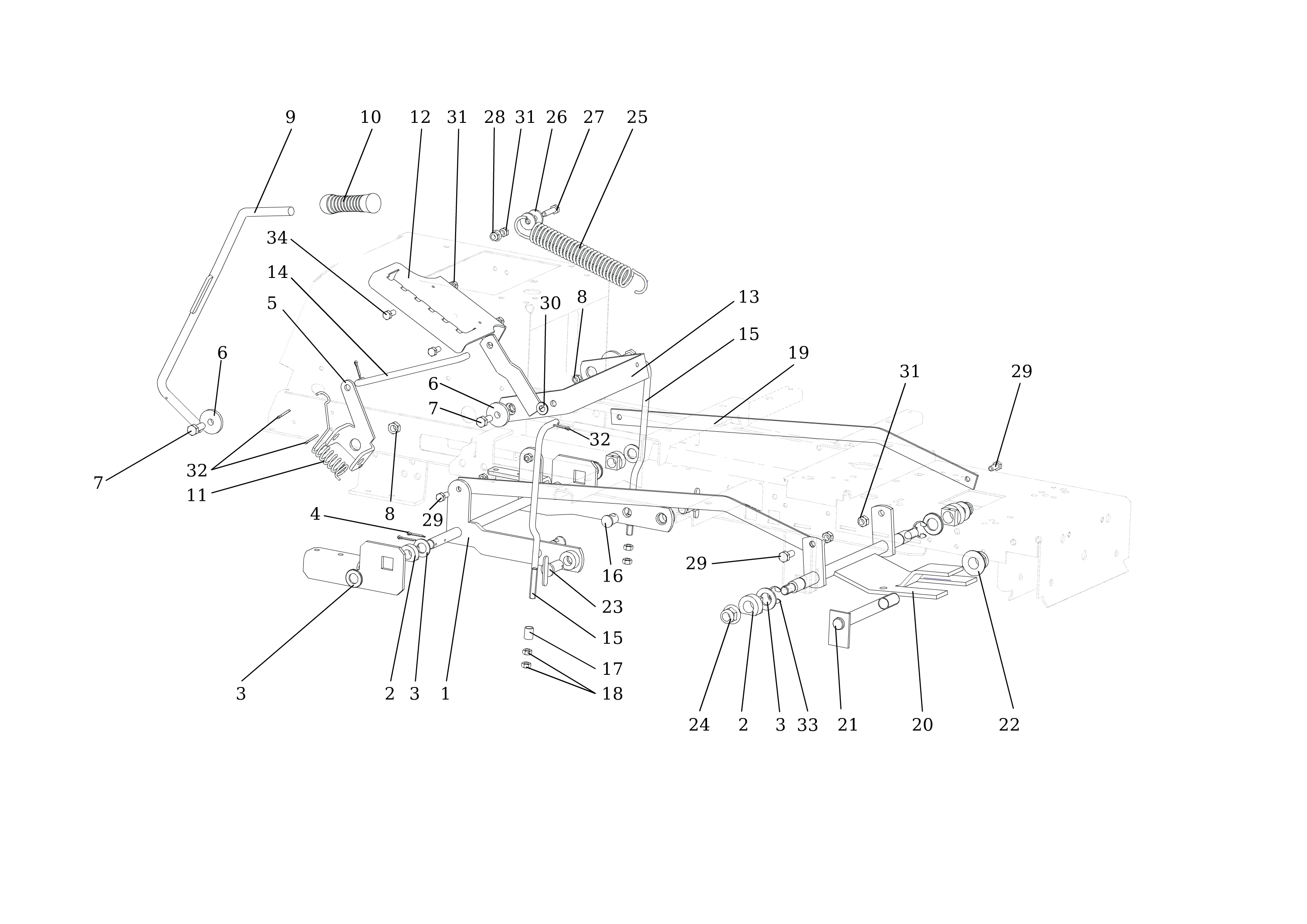 Vue éclatée OM 92S/16H Cat.2014