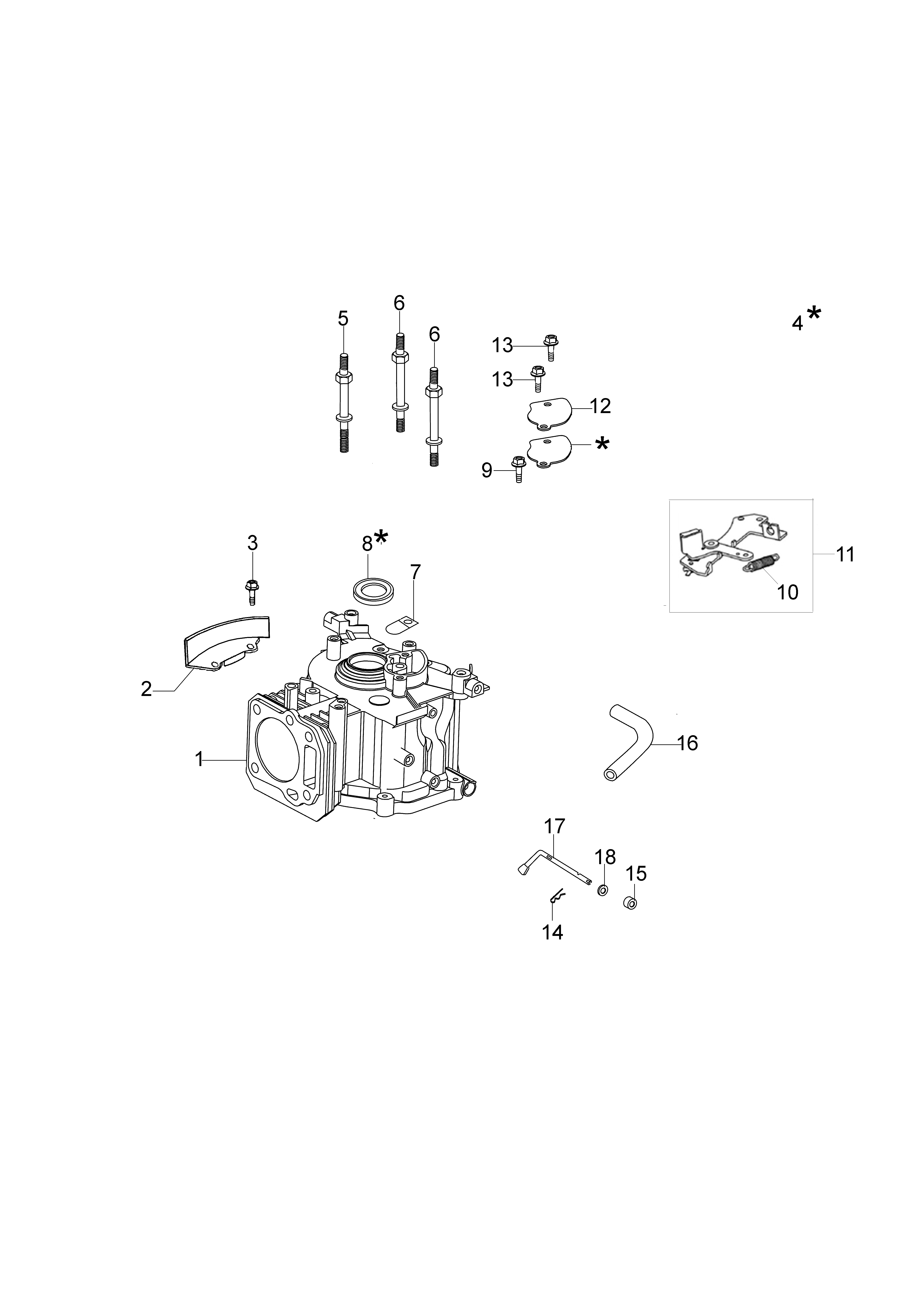 Vue éclatée G 44 PK ESSENTIAL (K600 - AUTOCHOKE)