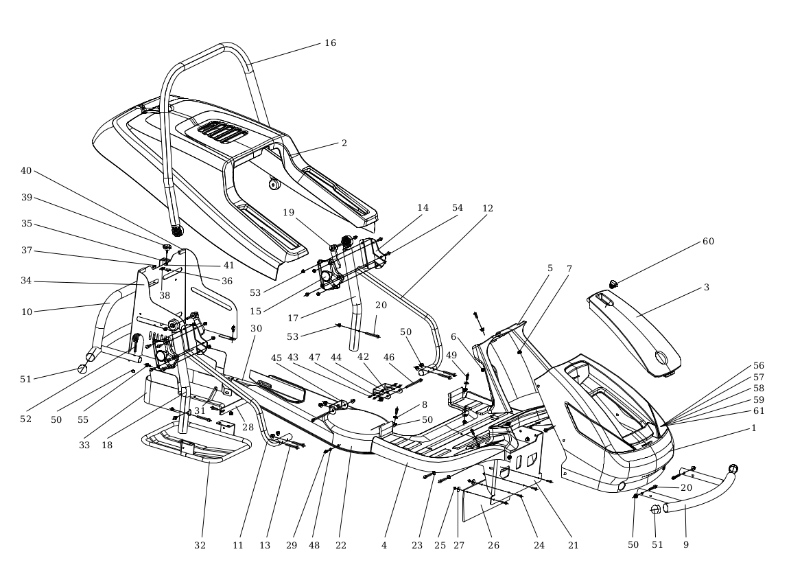 Vue éclatée APACHE 92 EVO (K2400AVD V-Twin - EURO5) Cat.2021