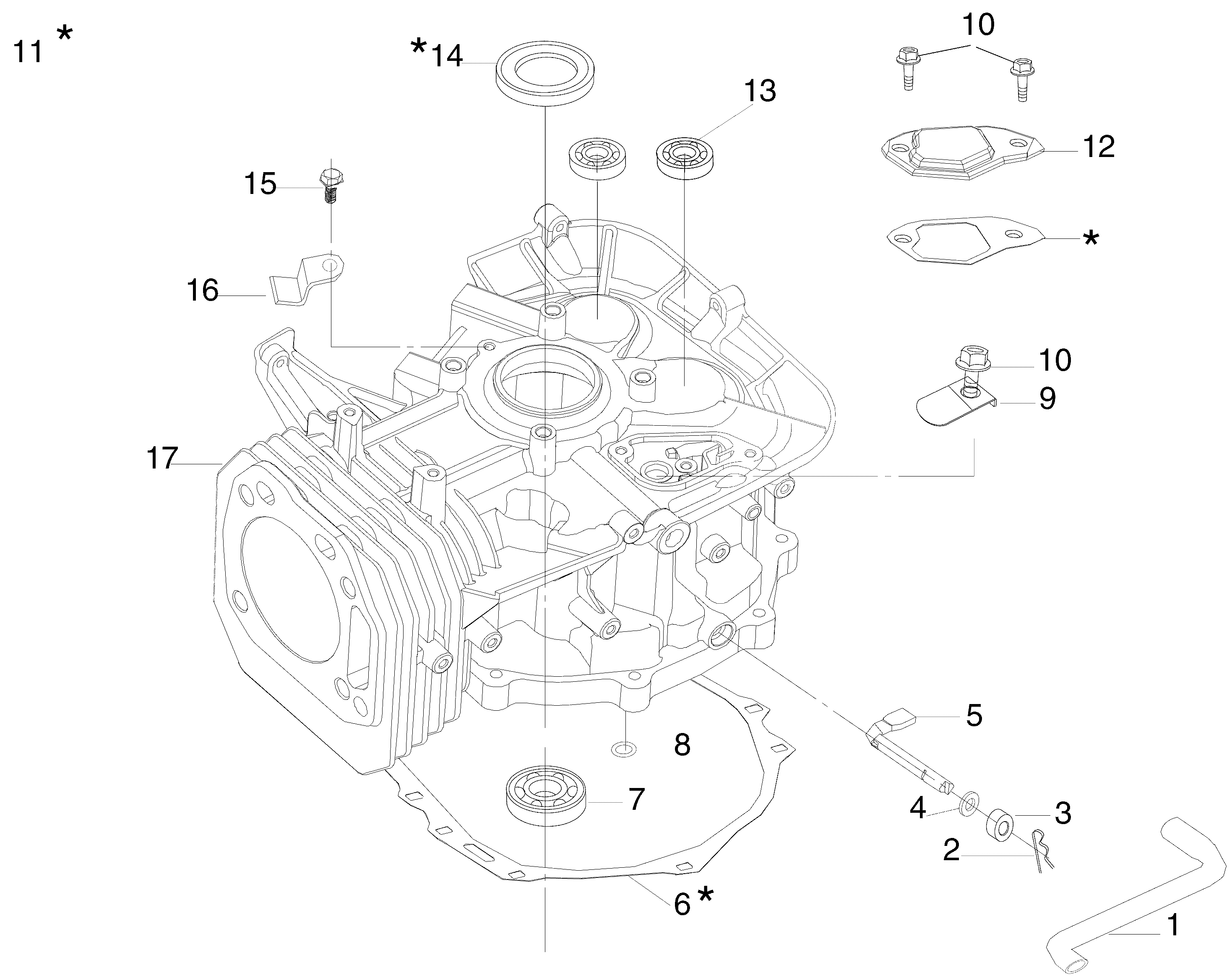 Vue éclatée Moteur K1250 (EURO5)