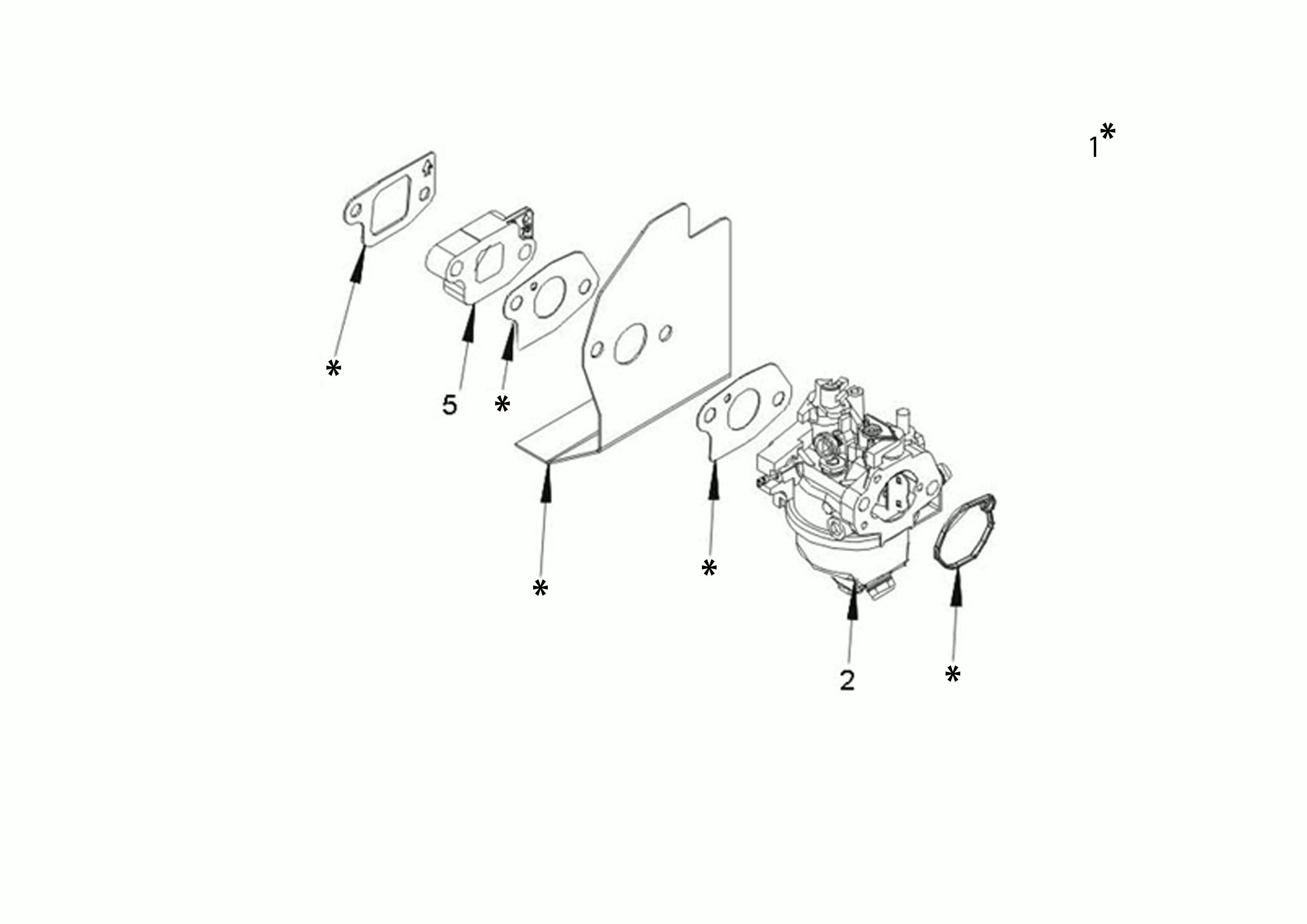 Vue éclatée MOTEUR K805 À ARBRE LONG (EURO 5)
