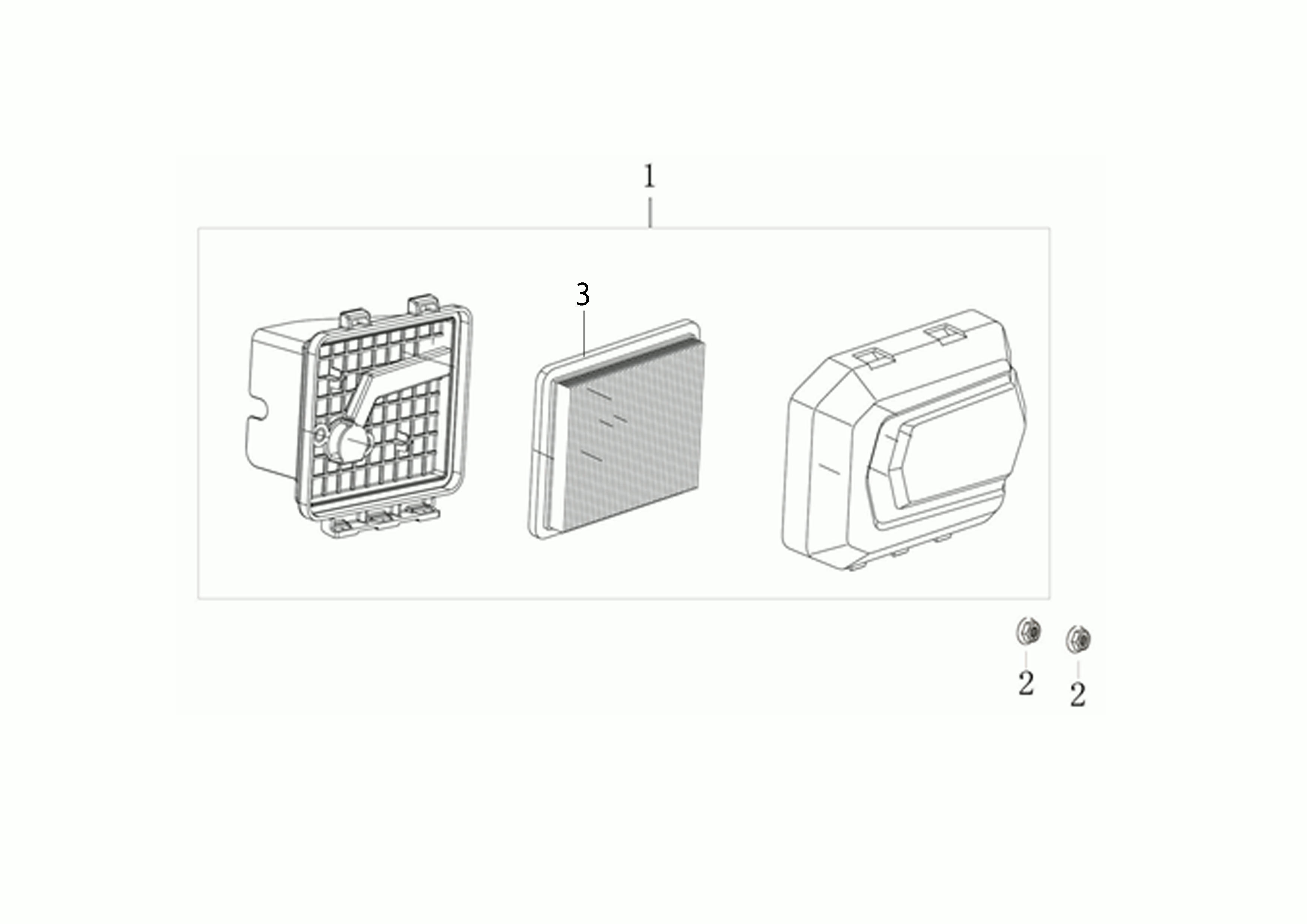 Vue éclatée MOTEUR K805 À ARBRE LONG (EURO 5)