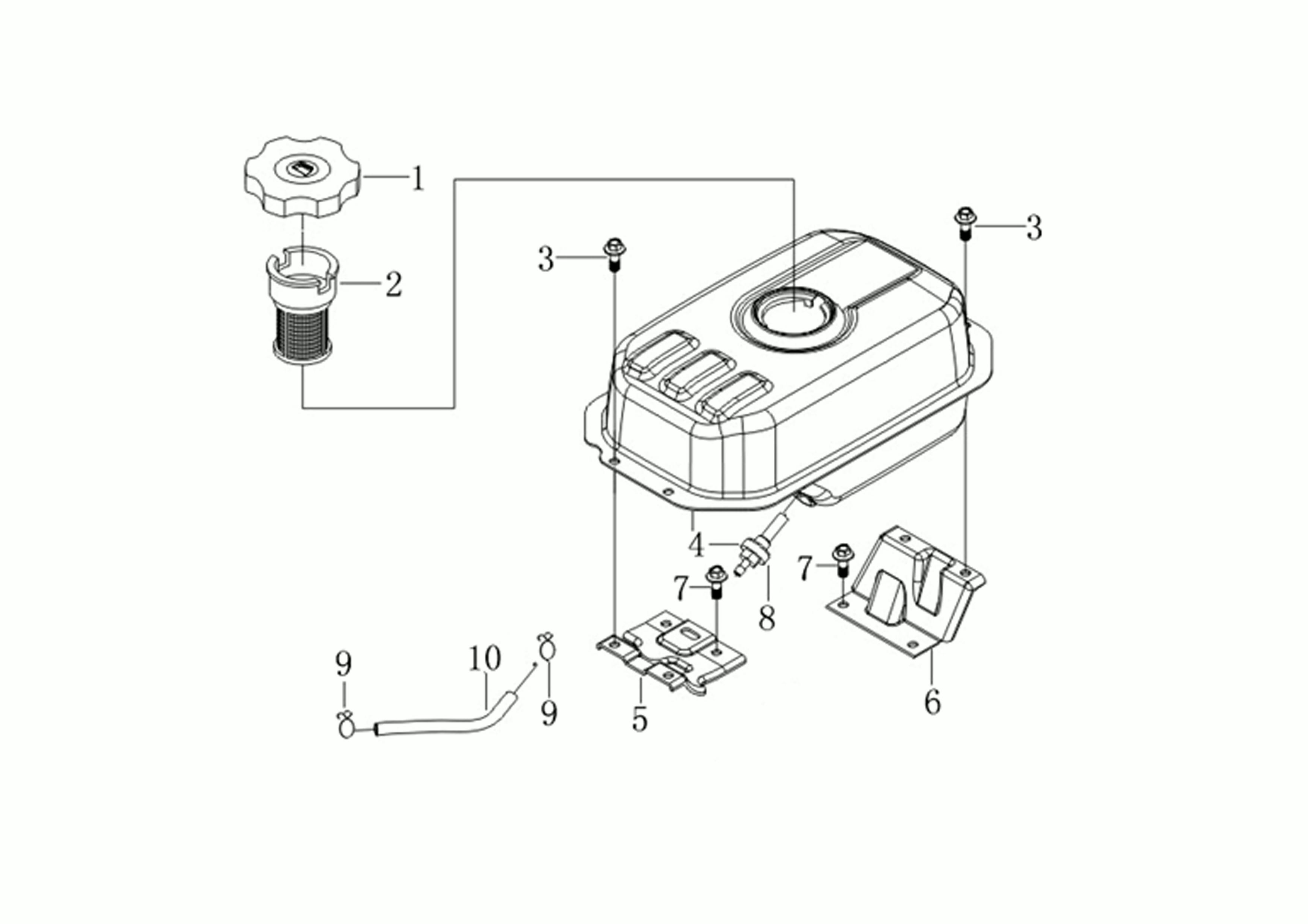 Vue éclatée Moteur K800 H (EURO 5)