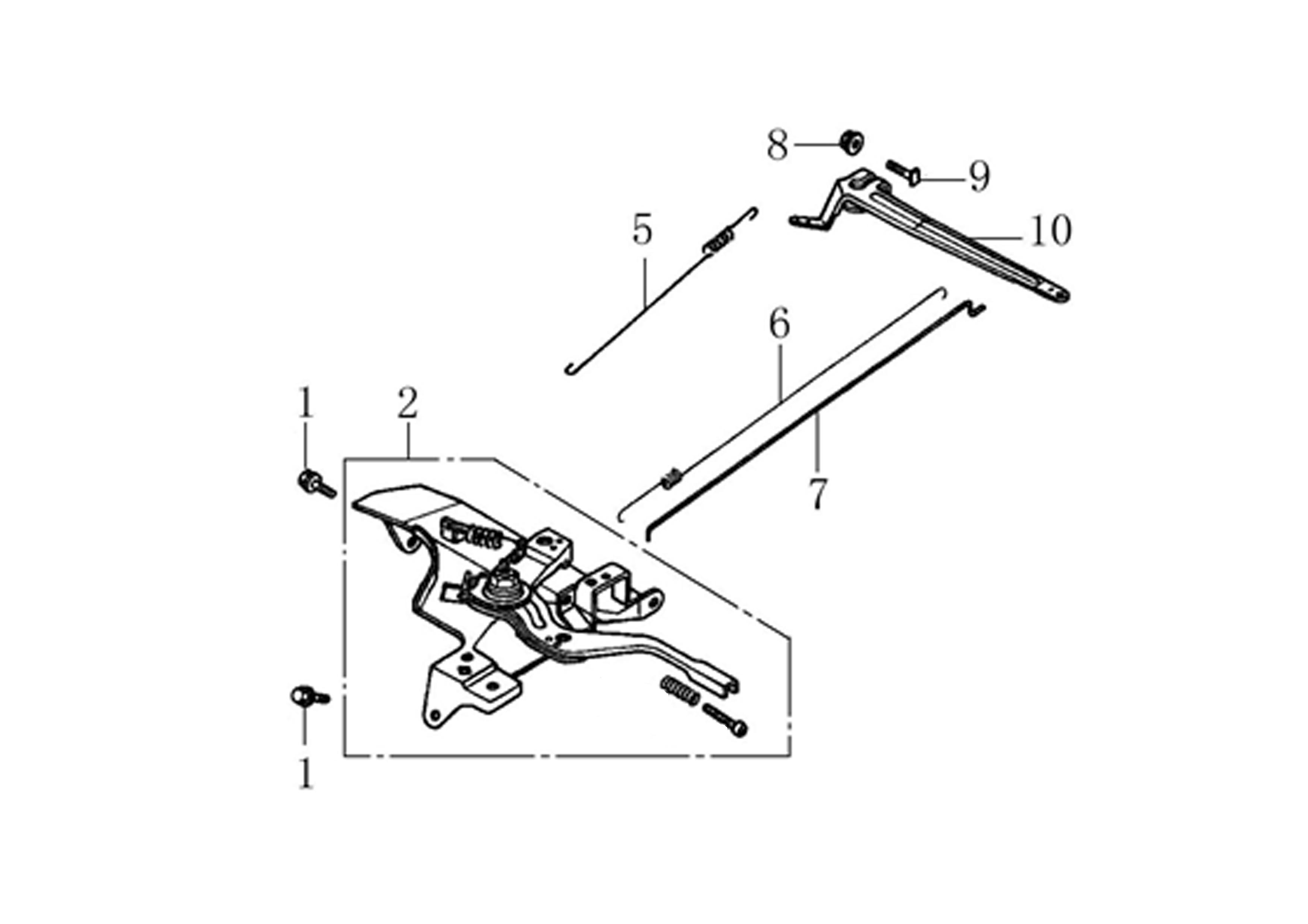 Vue éclatée Moteur à double arbre K1100H