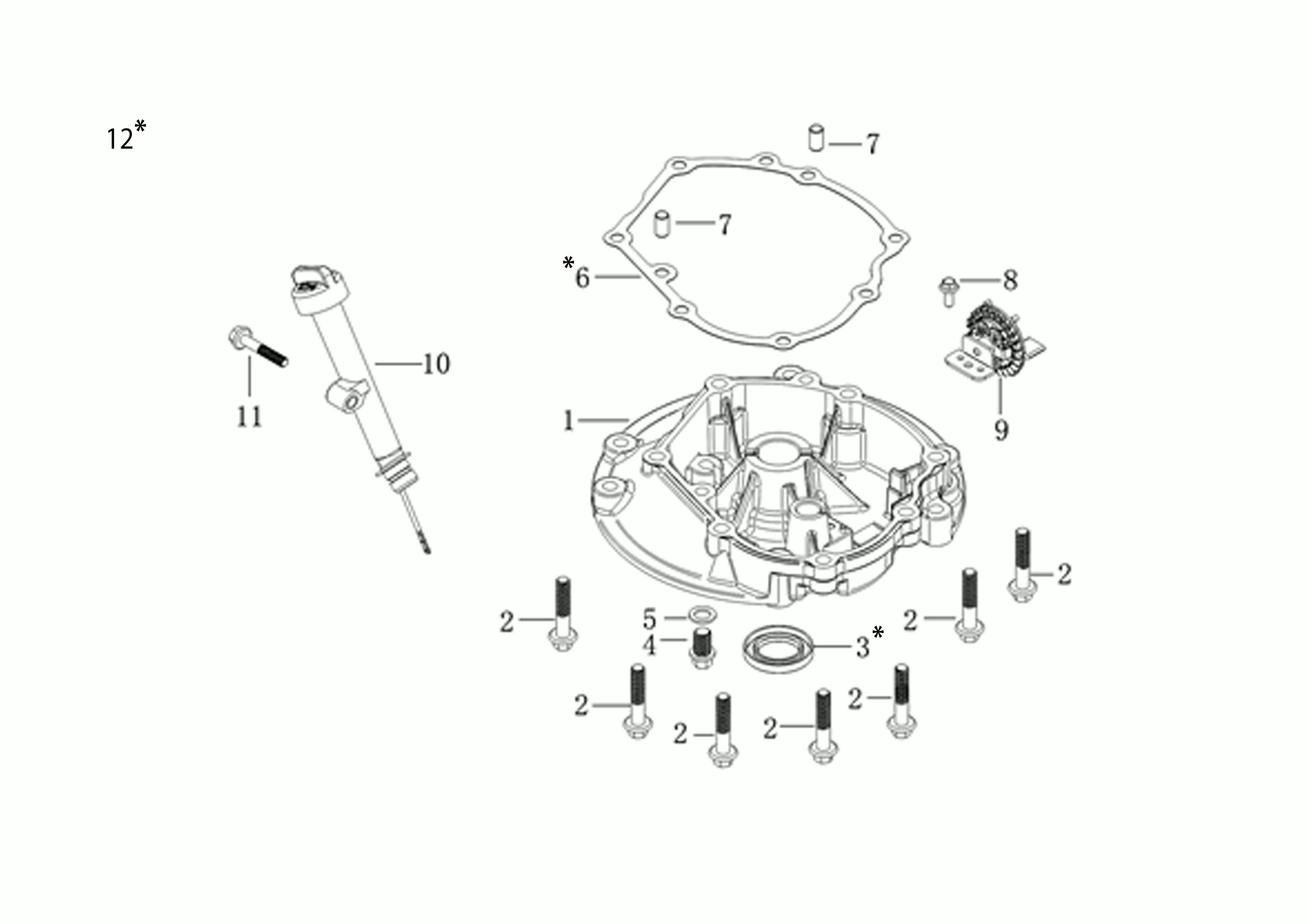 Vue éclatée G 53 TK ALL ROAD PLUS 4 (K805) EURO 5 50Y