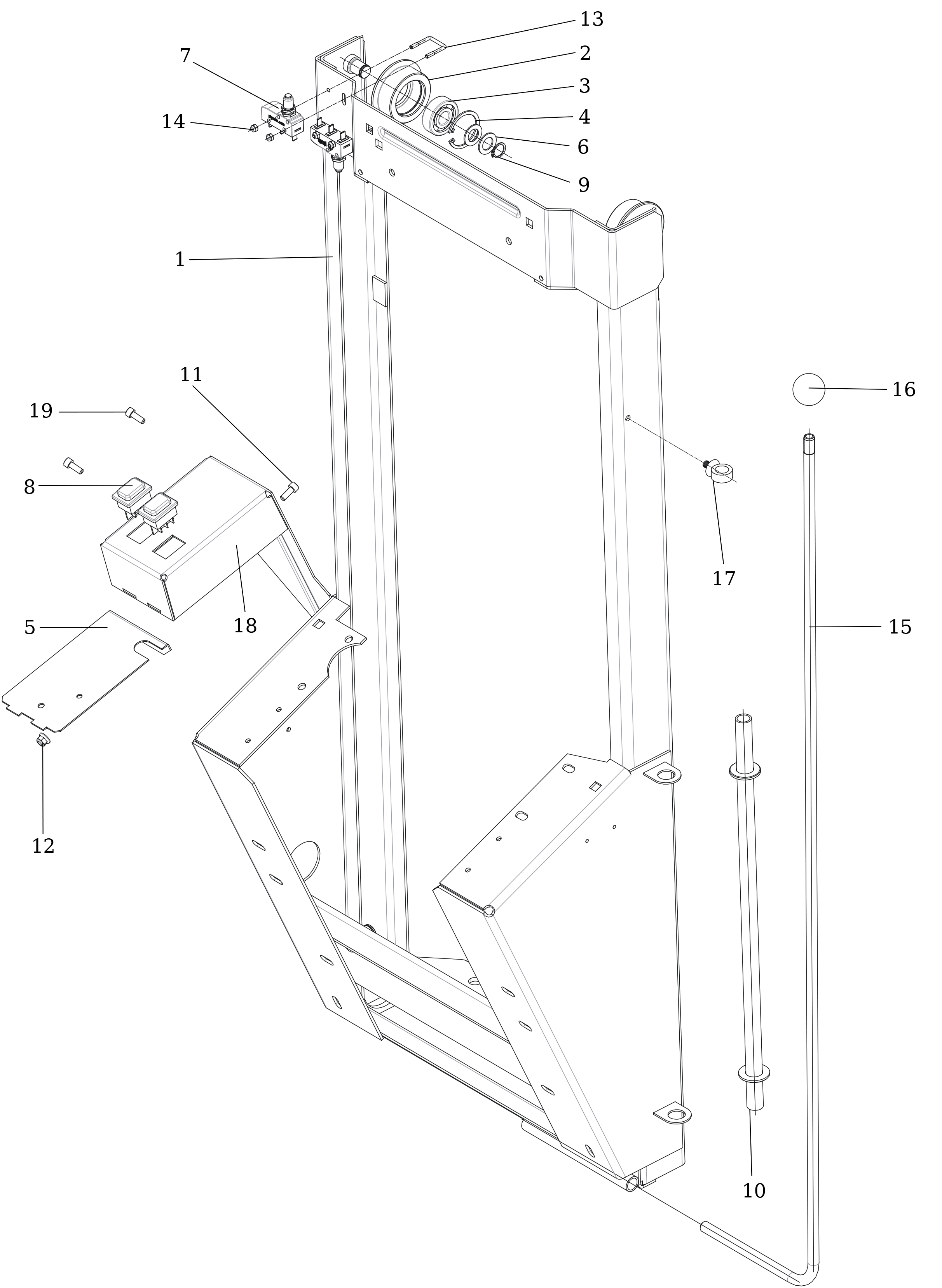 Vue éclatée OM 106/24 KH 4X2 HD (K2400AVD V-Twin - EURO5) Cat. 2026