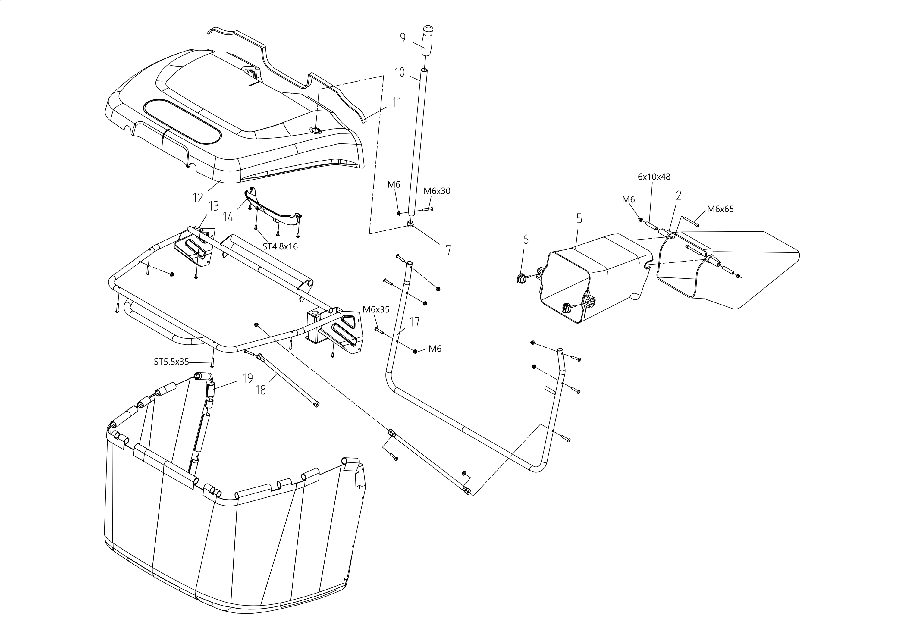 Vue éclatée OM 92R/16 K Cat. 2024