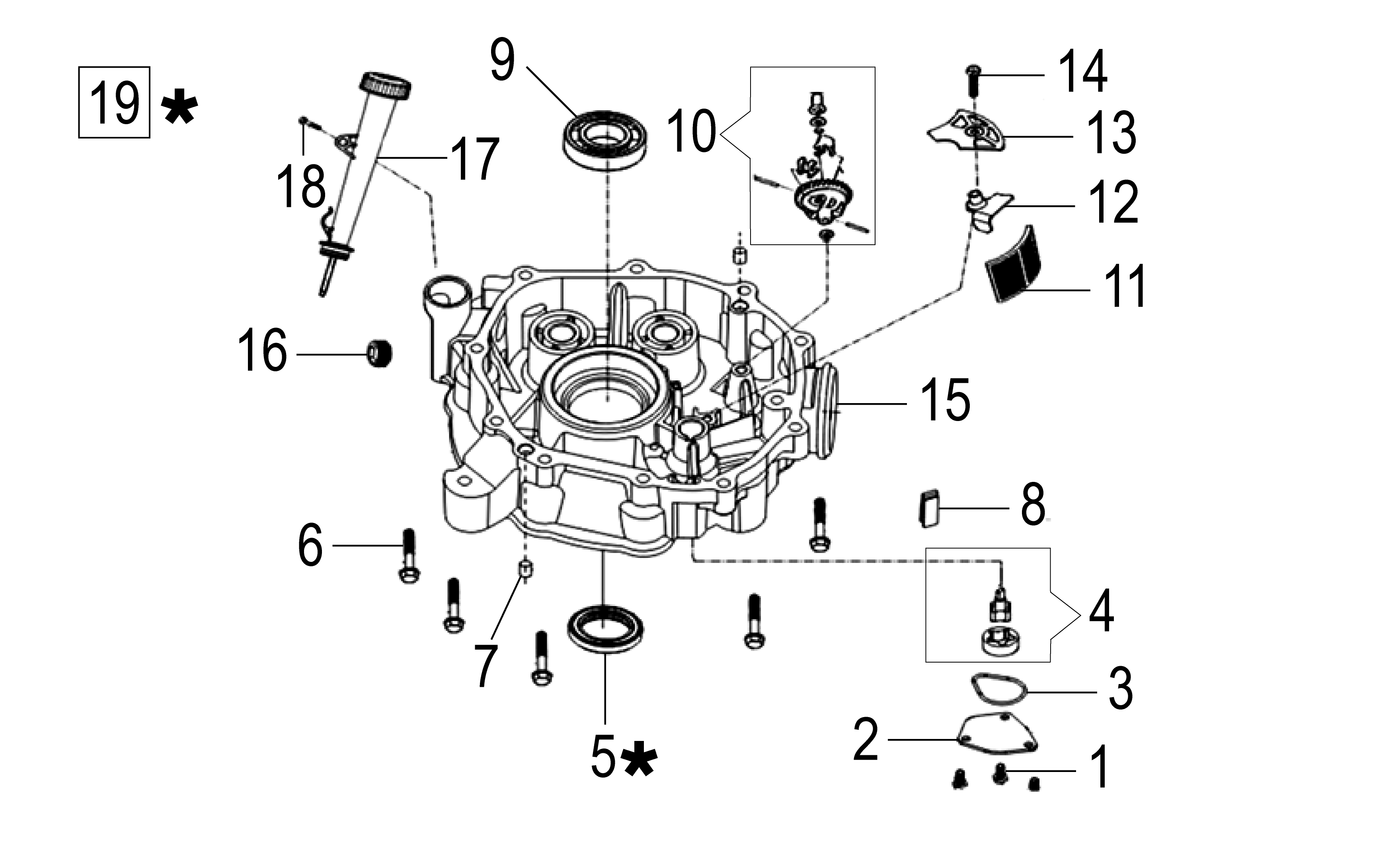 Vue éclatée Moteur K1250 (EURO5)
