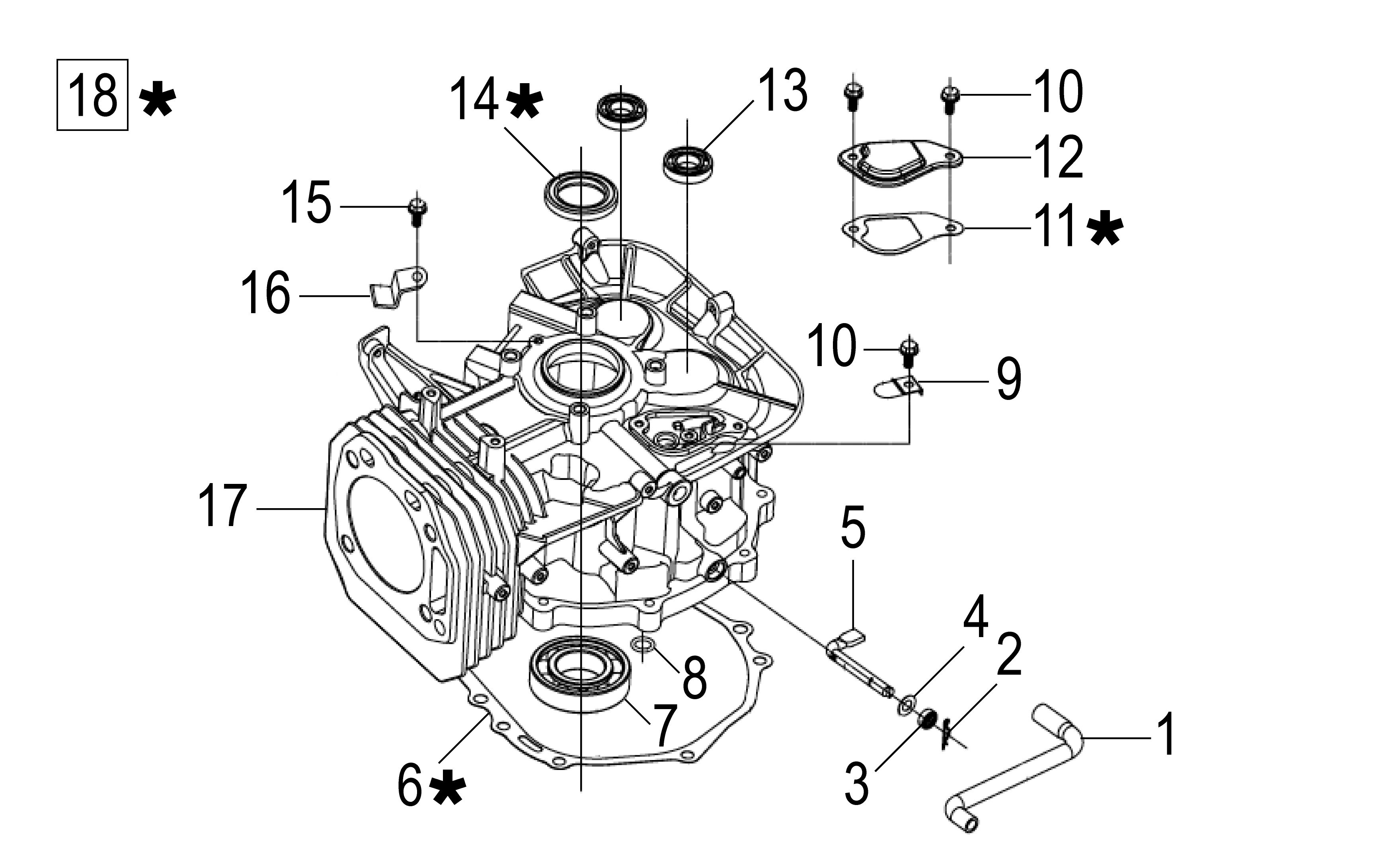Vue éclatée Moteur K1250 (EURO5)