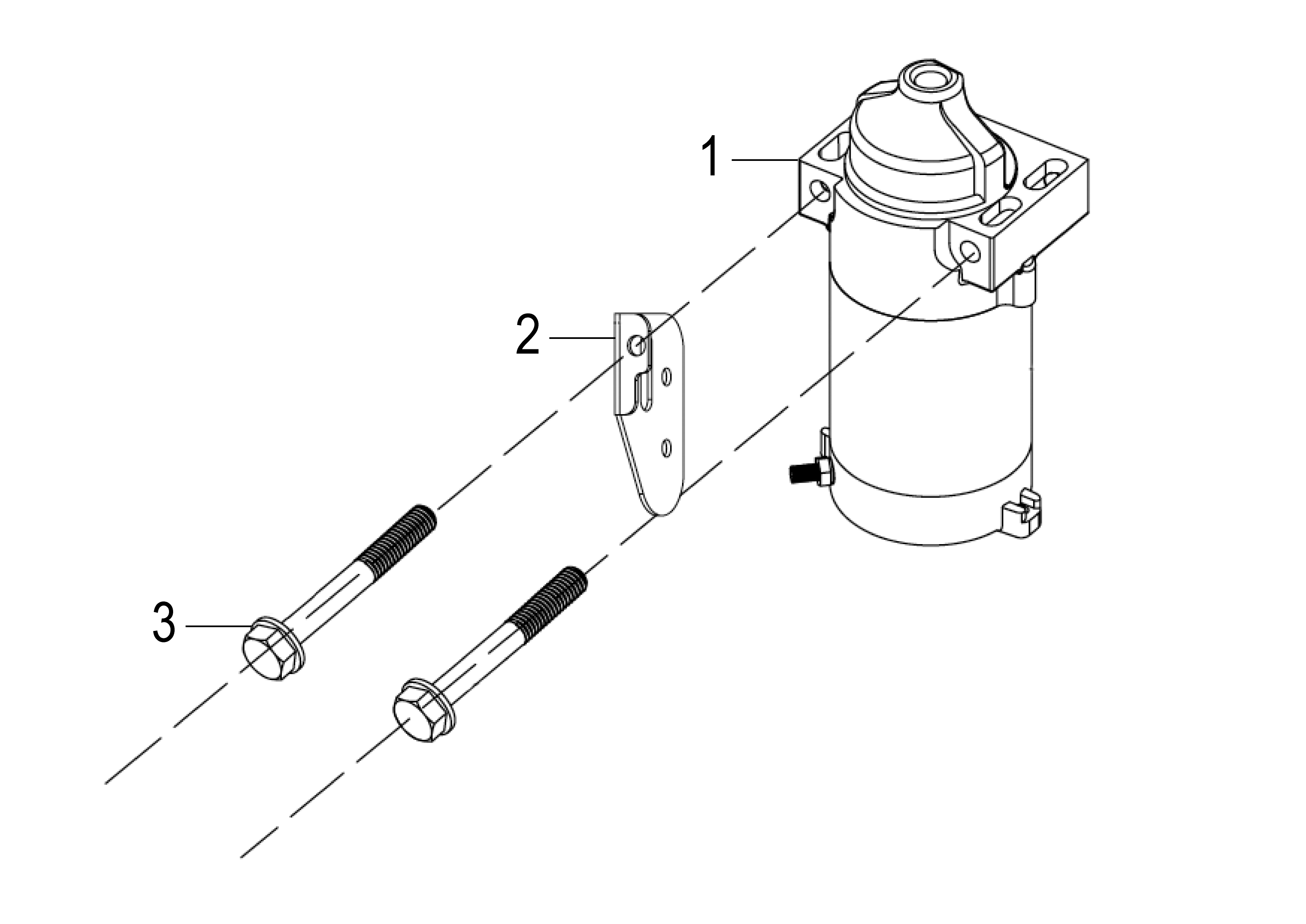 Vue éclatée Moteur K1450 (EURO5)