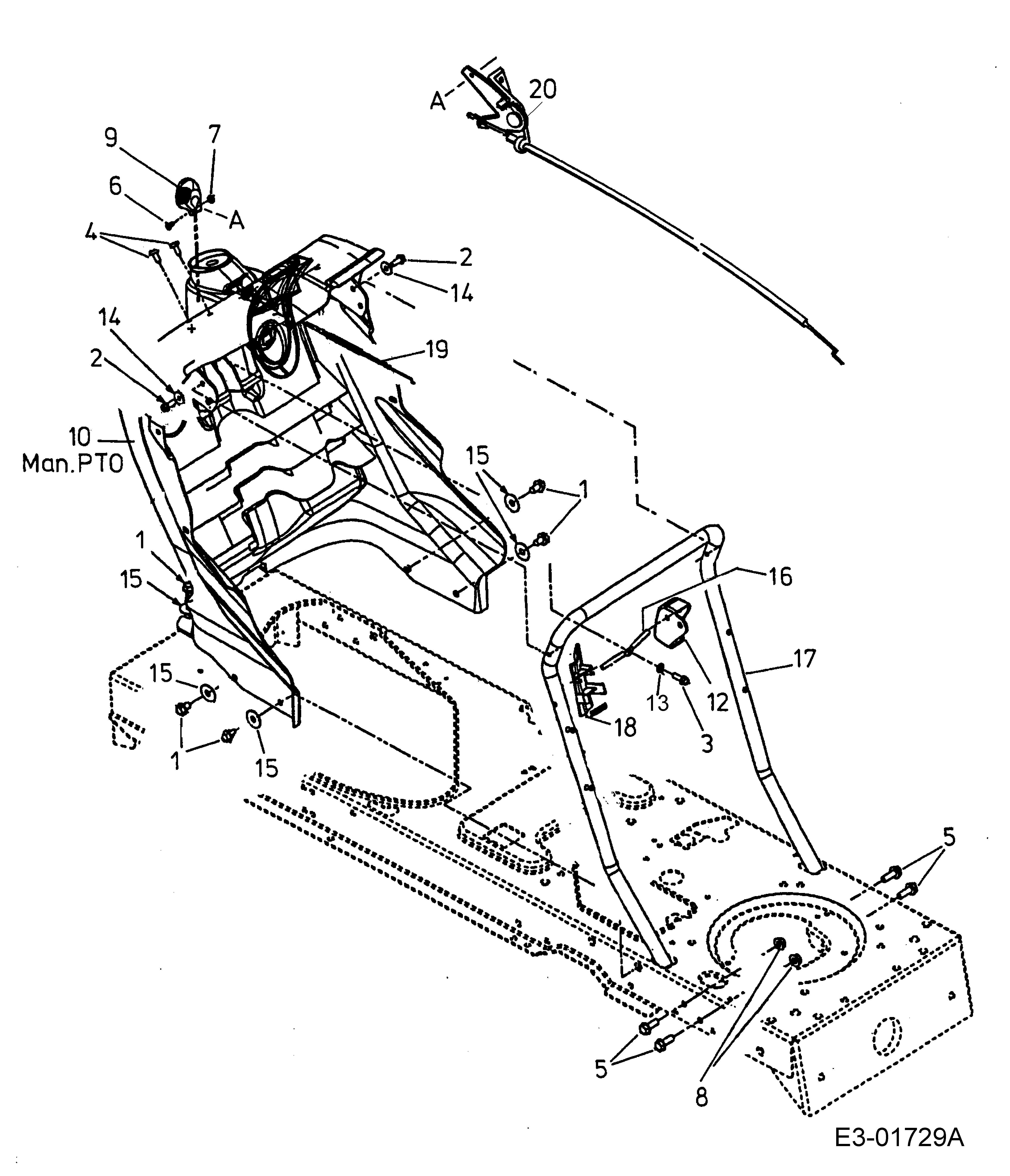 Vue éclatée POLO 107 H