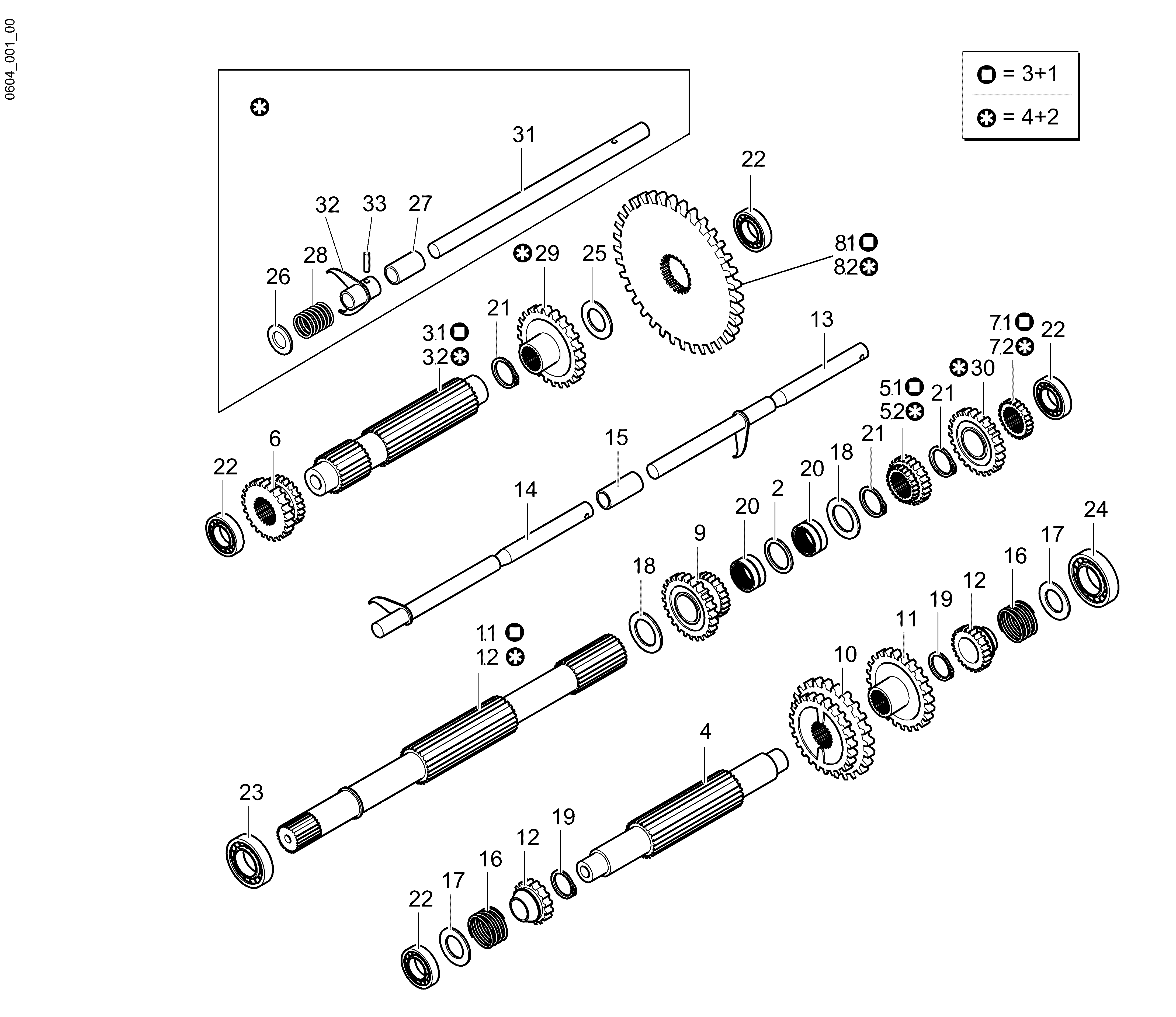 Vue éclatée CR 500 (Export)